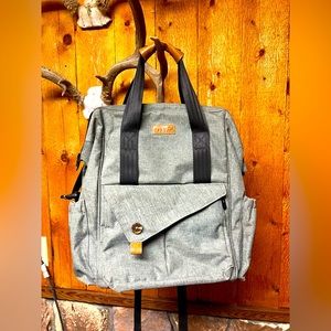 NWOT Hap Tim diaper bag Grey